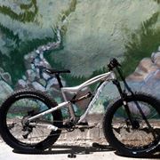 Fat bike colore grigio