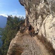 sentieri intorno al lago di Garda in MTB