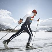 atleta di sci di fondo