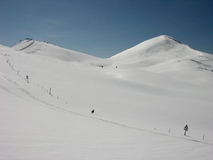 Panoramica di Campo Staffi e delle montagne