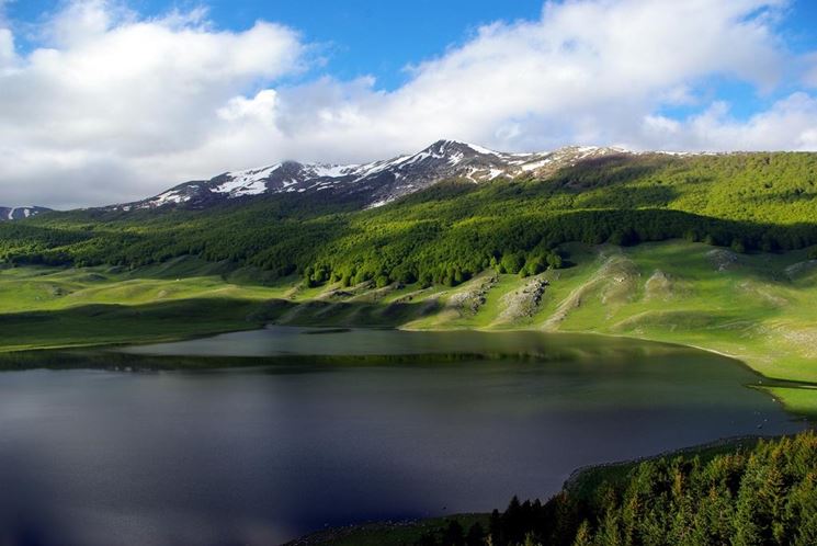 panoramica del Lago di Campofelice