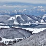 L'altopiano di Laceno visto dal Monte Cervialto