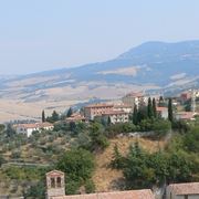 Paesaggio con il monte Amiata