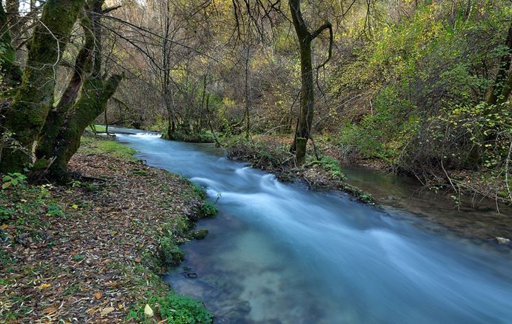 fiume Aniene presso il monte Livata