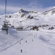 Pista al Passo Tonale dell'Adamello Ski