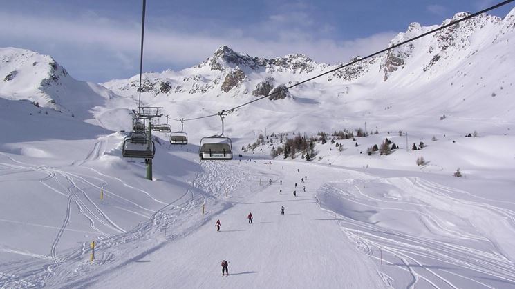 Pista al Passo Tonale dell'Adamello Ski