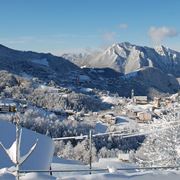 Paesaggio innevato di Oltre il Colle