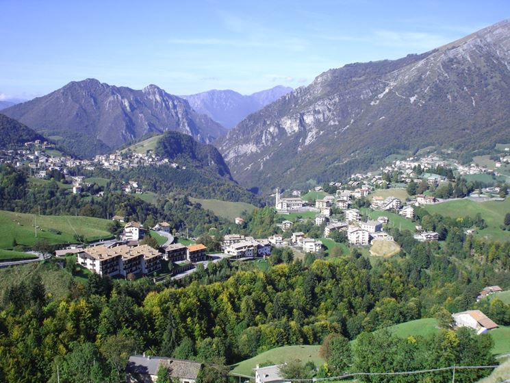 Veduta panoramica di Oltre il Colle