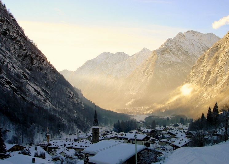 Alagna Valsesia in inverno