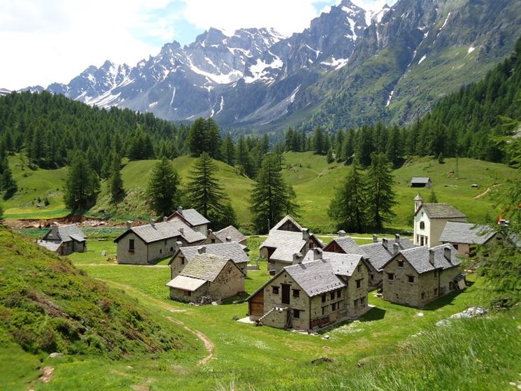 Alpe Devero durante la stagione estiva