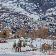 comprensorio sciistico e il paese di Bardonecchia