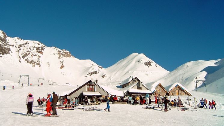 Sosta al bar a San Domenico Ski