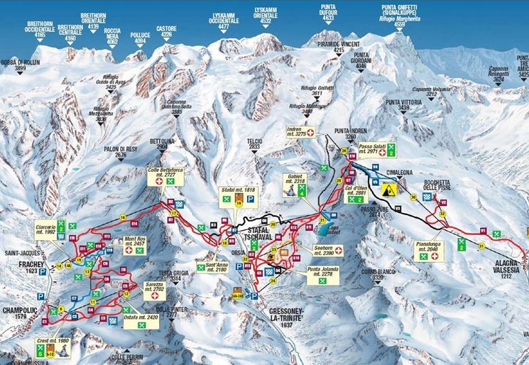 alagna ski map