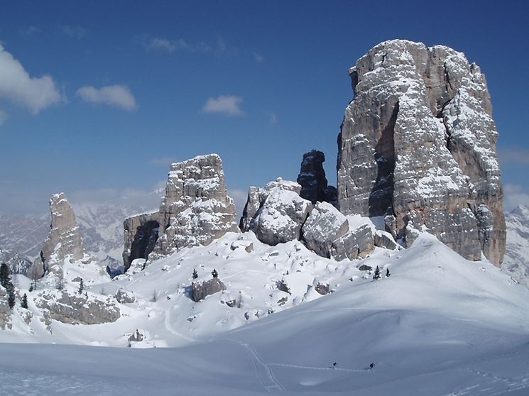 Le cime dolimitiche di Cortina d'Ampezzo