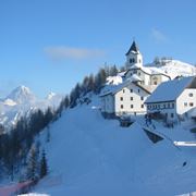 localit di Monte Lussari a Tarvisio