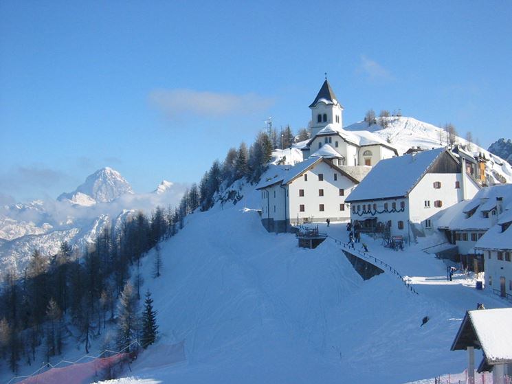 localit di Monte Lussari a Tarvisio