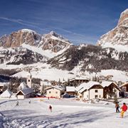 Corvara localit sciistica in Alta Badia