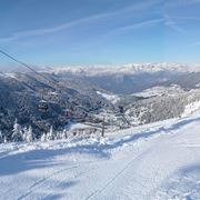 Panoramica dell'area sciistica di Folgaria