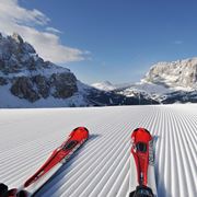 Sci sulle piste - Selva di Val Gardena