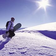 Trentino con lo snowboard