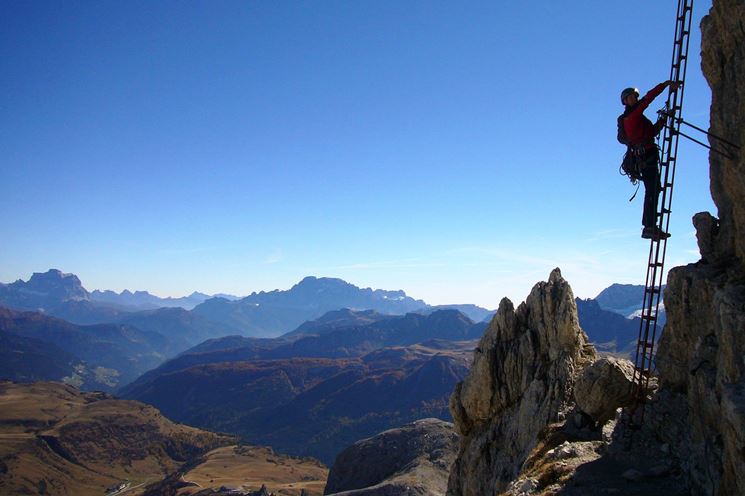 Ferrate in dolomiti