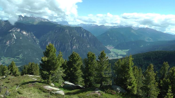 Panorama sulla Val Fiemme Alpe Cermis