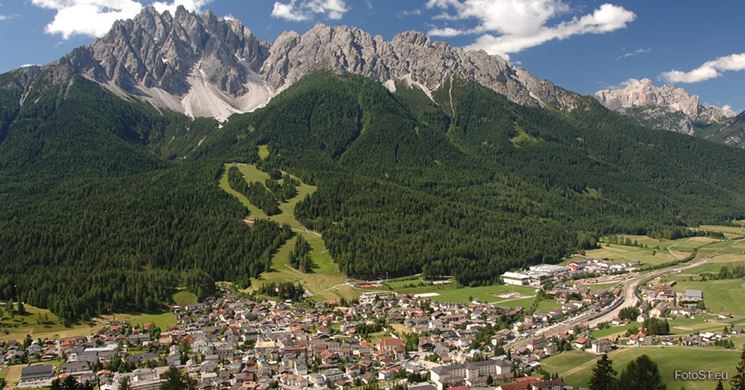 Panoramica sulla valle dell'Alta Pusteria