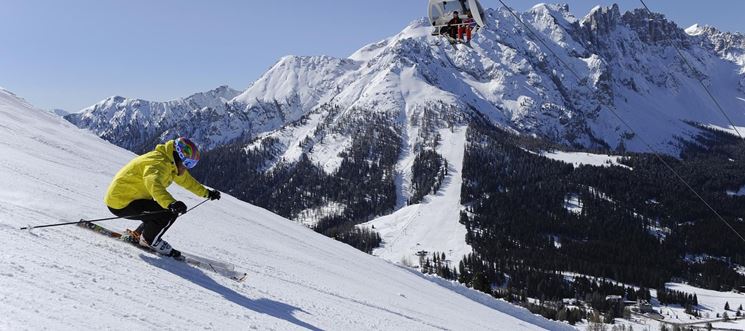 piste da sci e gli impianti di risalita