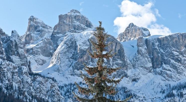 Versanti alpini nei dintorni di Colfosco