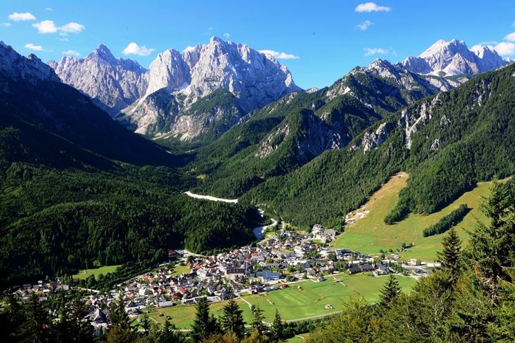 Panoramica veduta su Kranjska Gora