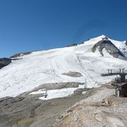 Sci estivo sulle Alpi. Tignes