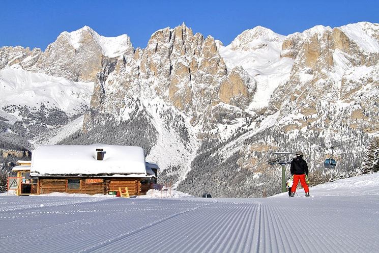 piste da sci a Pozza di Fassa